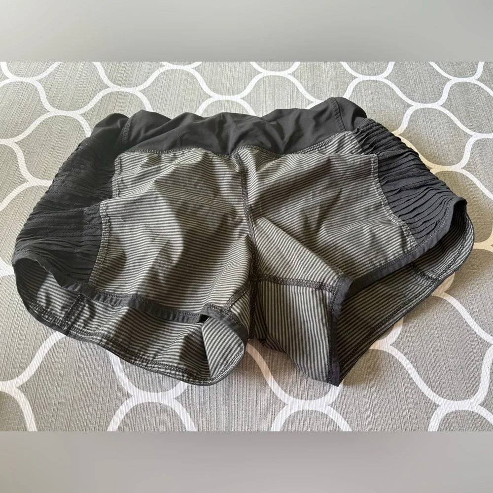 LULULEMON Run Bright at Night Tonka Stripe Women's Shorts